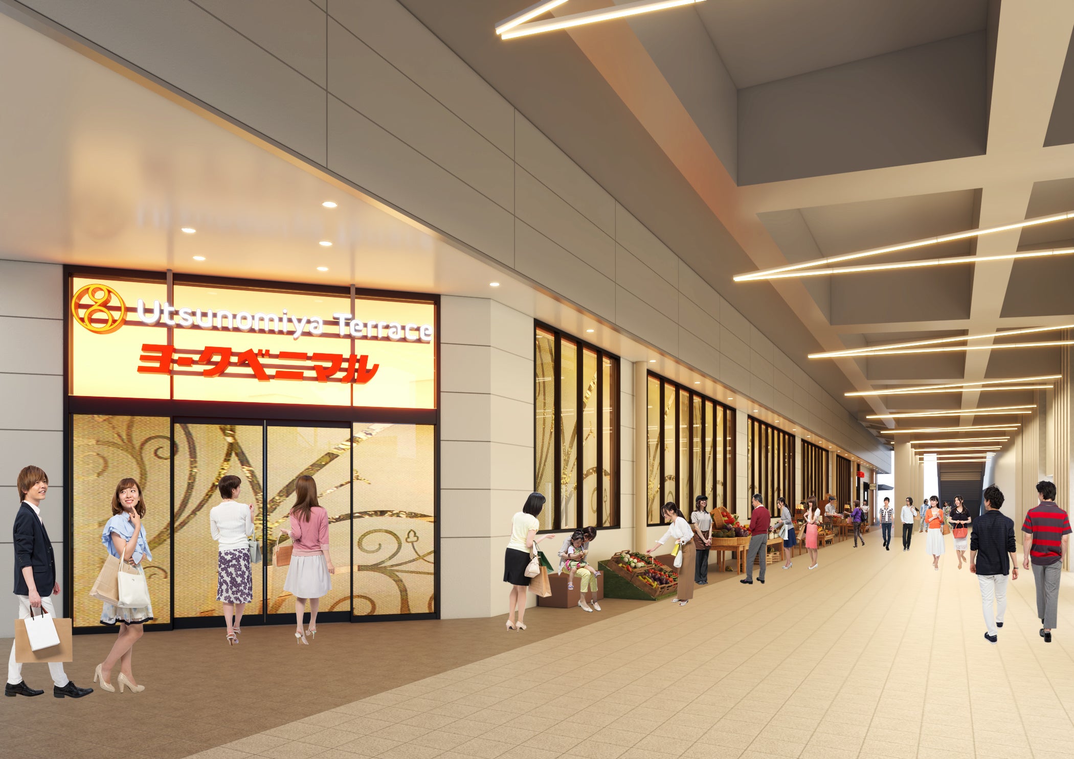 全天候型プロムナードイメージ