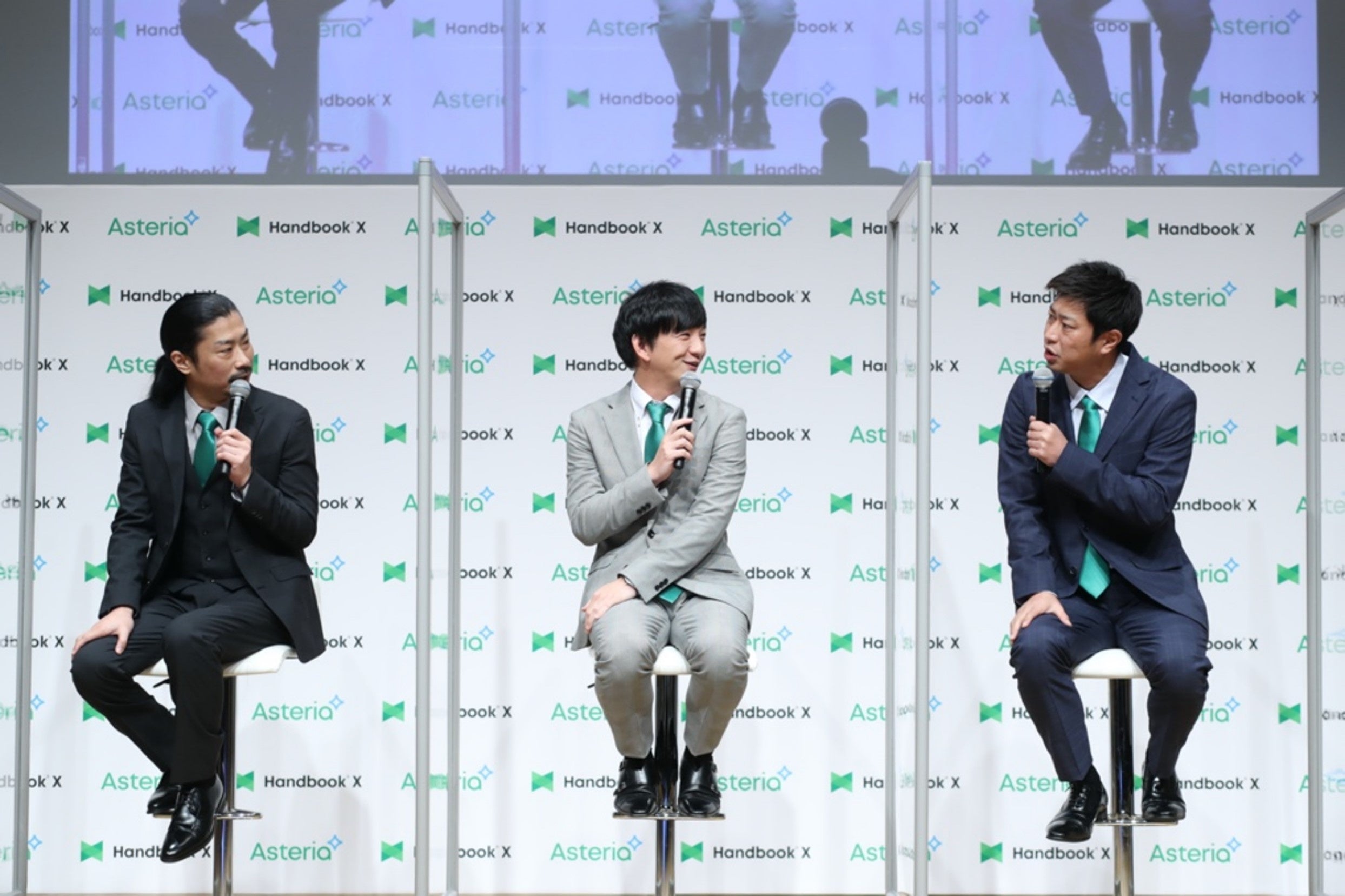 （左から）菅 良太郎（パンサー）, 向井 慧（パンサー）, 尾形 貴弘（パンサー）