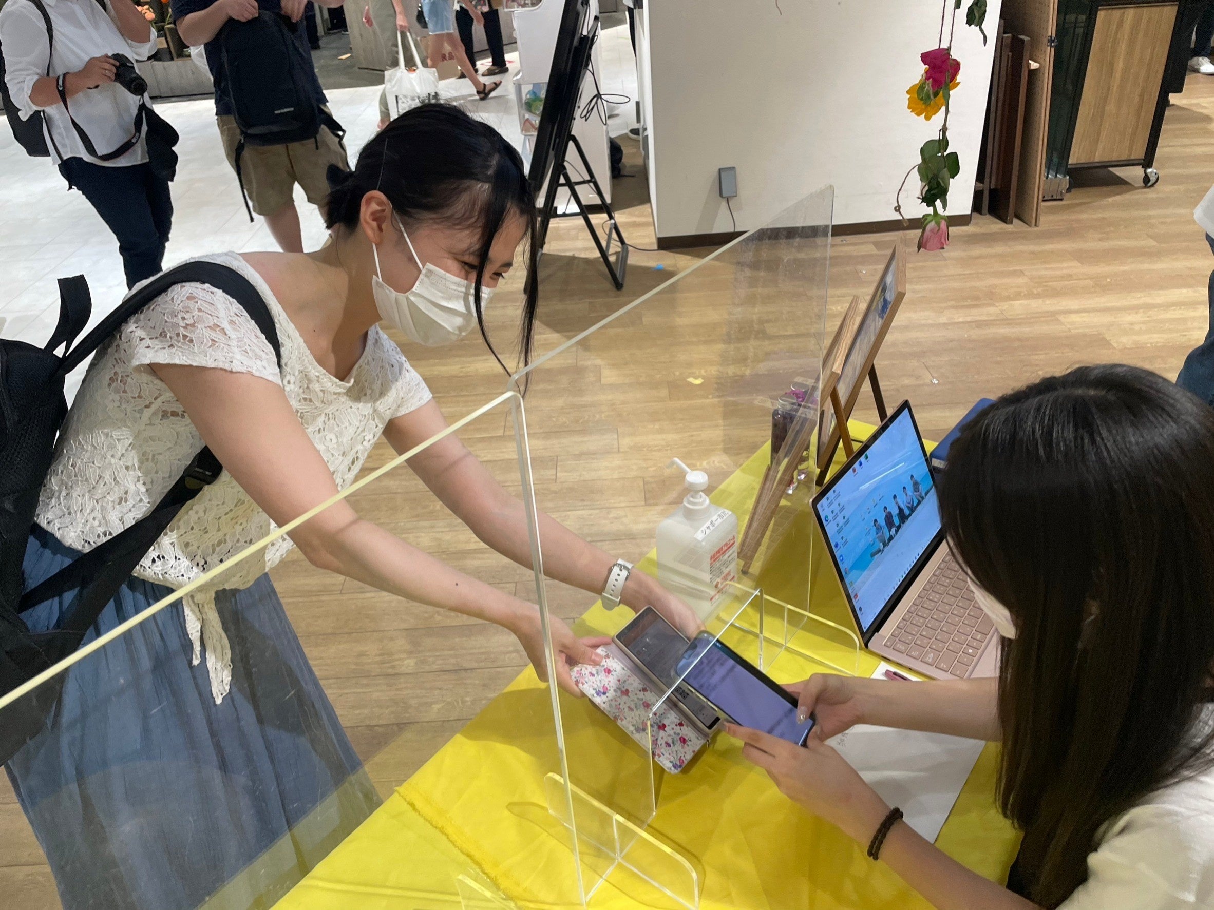 「イベント受付アプリ」の利用シーン