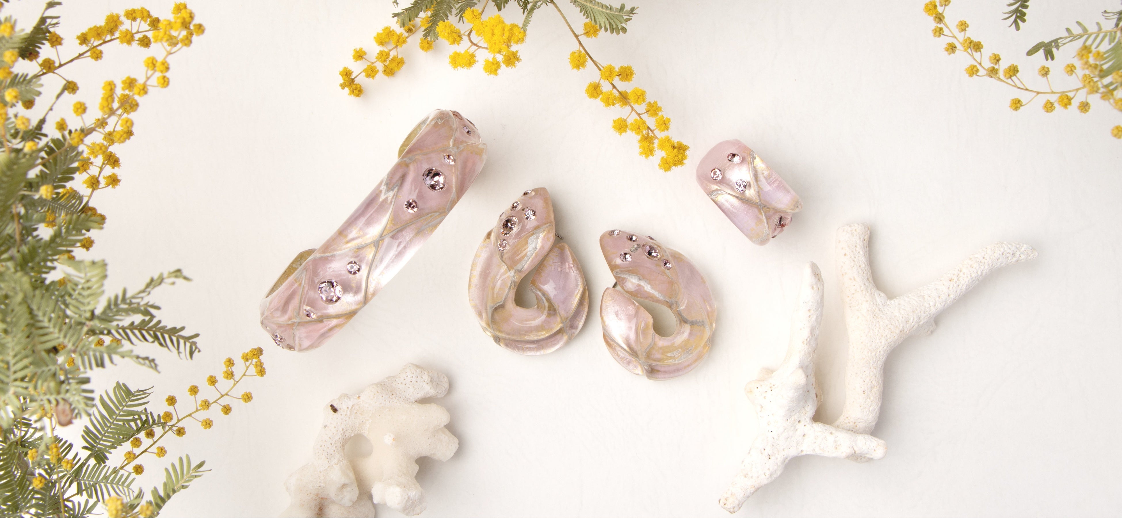 カリソンシリーズ：ピンクパールアメジスト