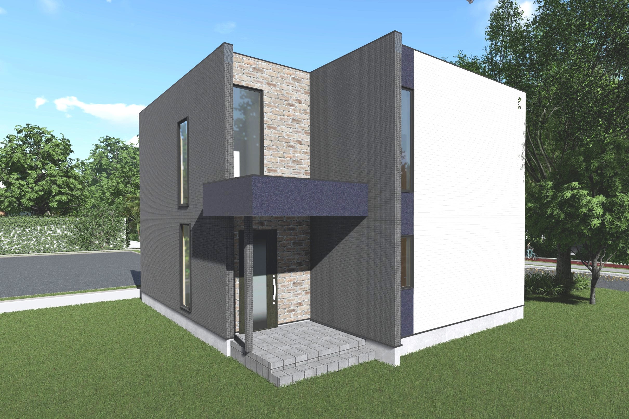 ワンズキューボ・ハウジングトップモデルハウス完成予想パース