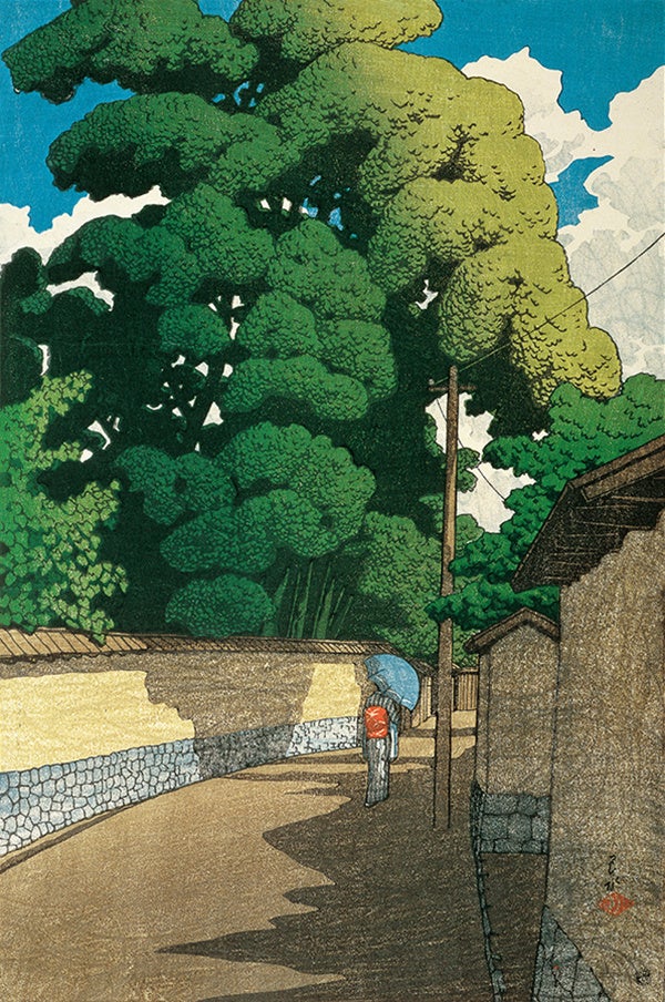 《金澤下本多町》旅みやげ第二集 1921（大正10）年９月２日 木版・紙　渡邊木版美術画舗蔵