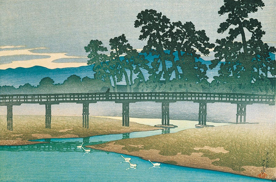 《金澤浅野川》旅みやげ第一集　1920（大正９）年秋　木版・紙　渡邊木版美術画舗蔵