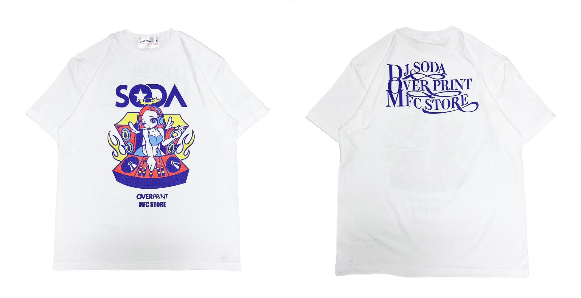 MFC STORE x over print x DJ SODAのトリプルコラボアイテムが発売！