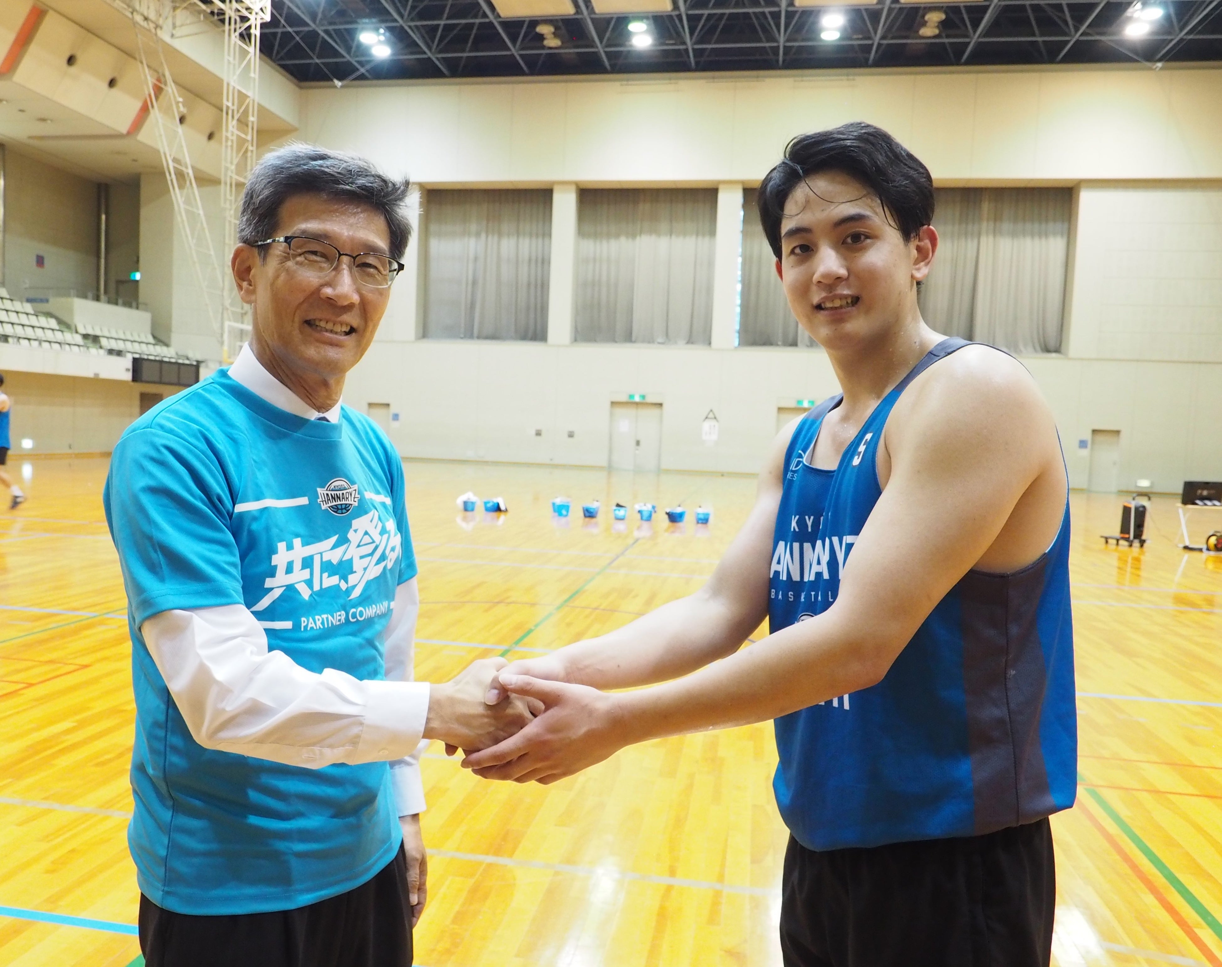 奈良副社長と小西キャプテン