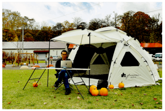 ニセコ町では自治体でのモデル事業としてワーケーションに取り組んでおり、町内にはテレワークスポットも充実しています。