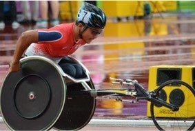 撮影：日本パラ陸上競技連盟