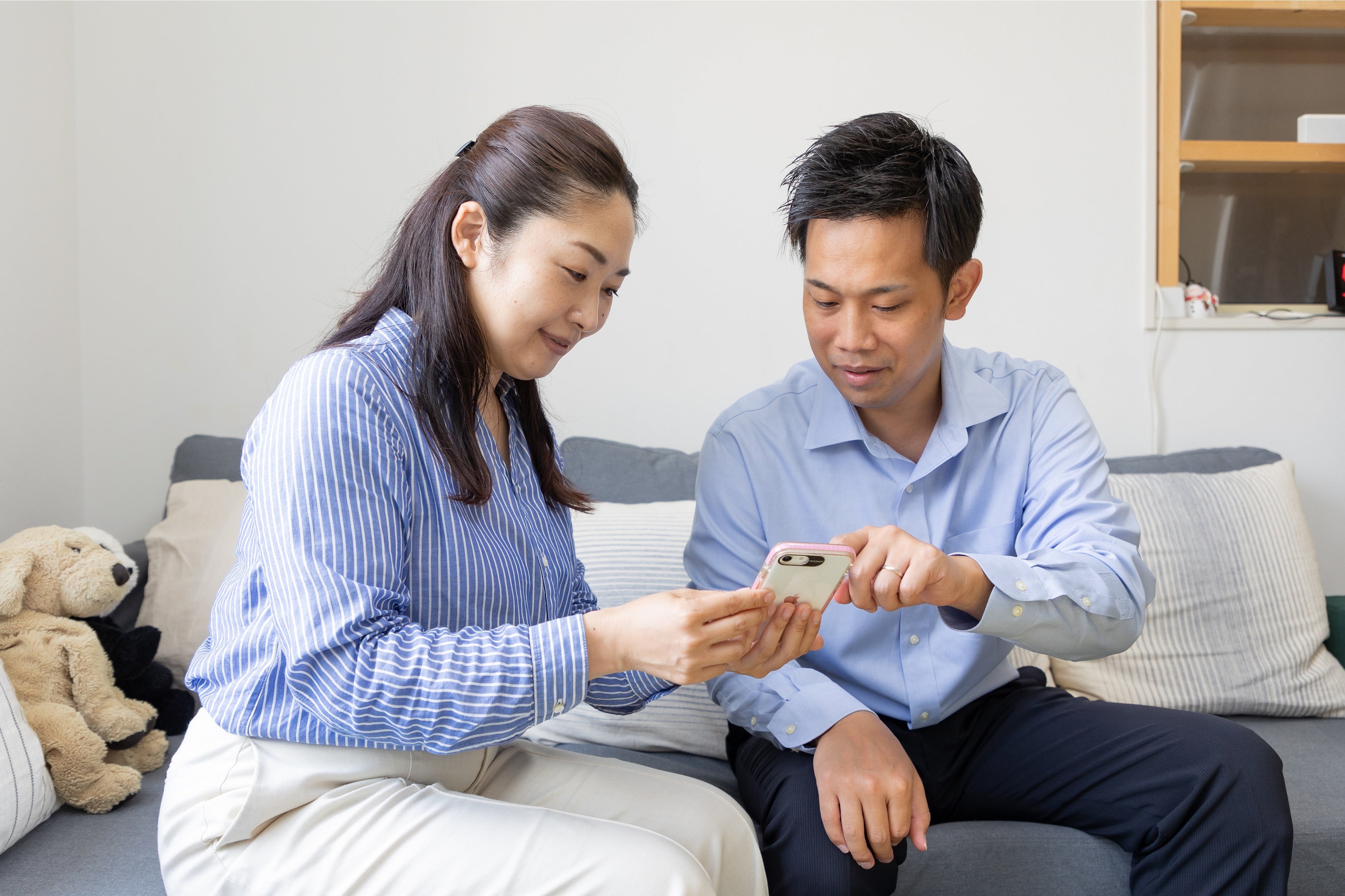 スマートフォンで電動車いすの走行データが確認できます