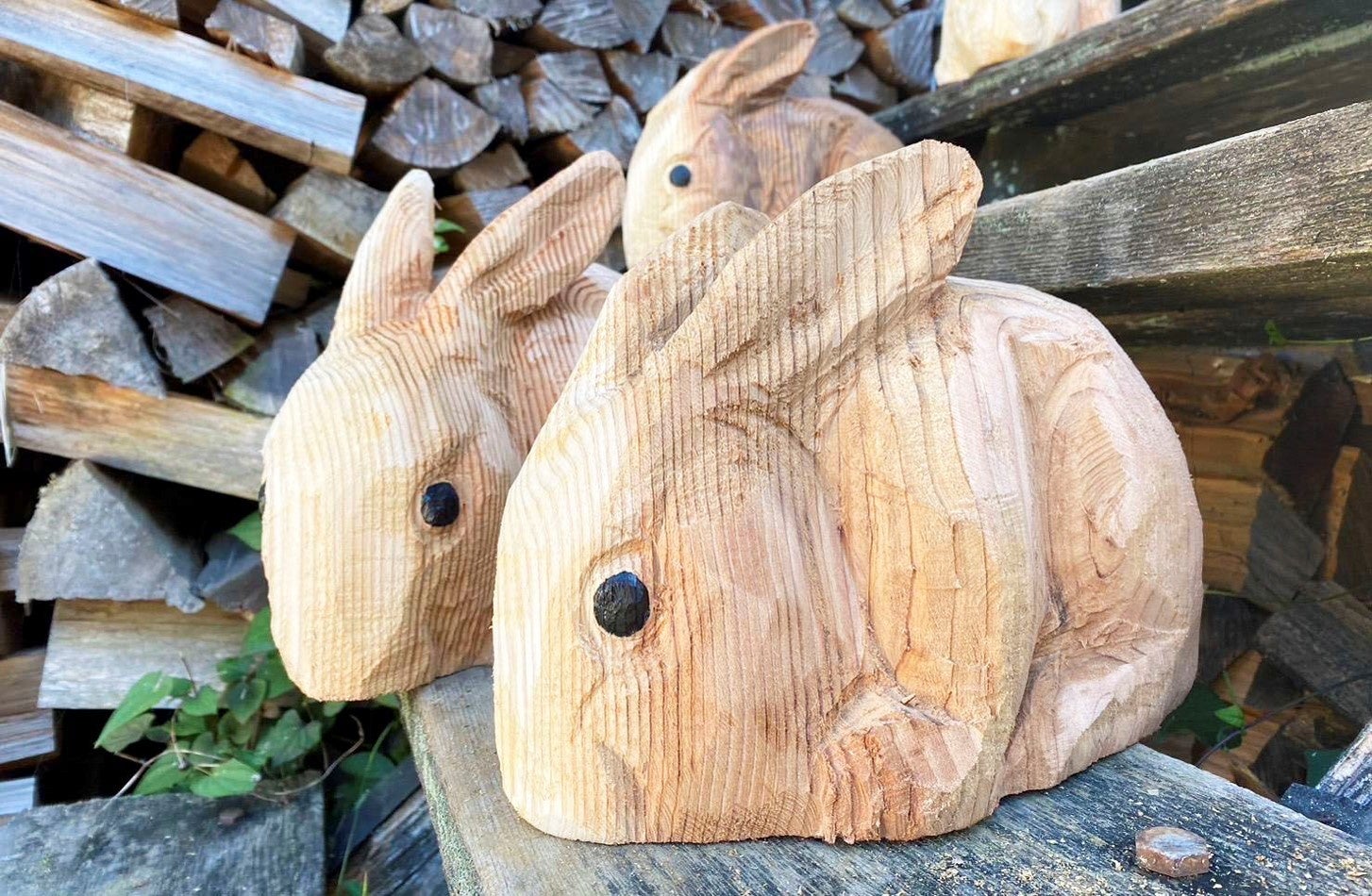 kiond「干支の彫刻 チェーンソーアート」