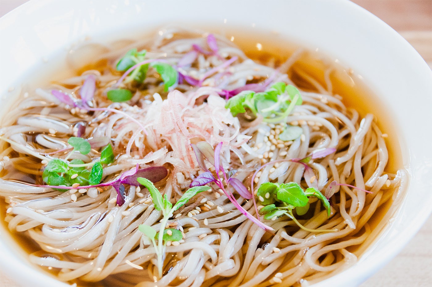 冷かけみょうがそば／伊勢翁