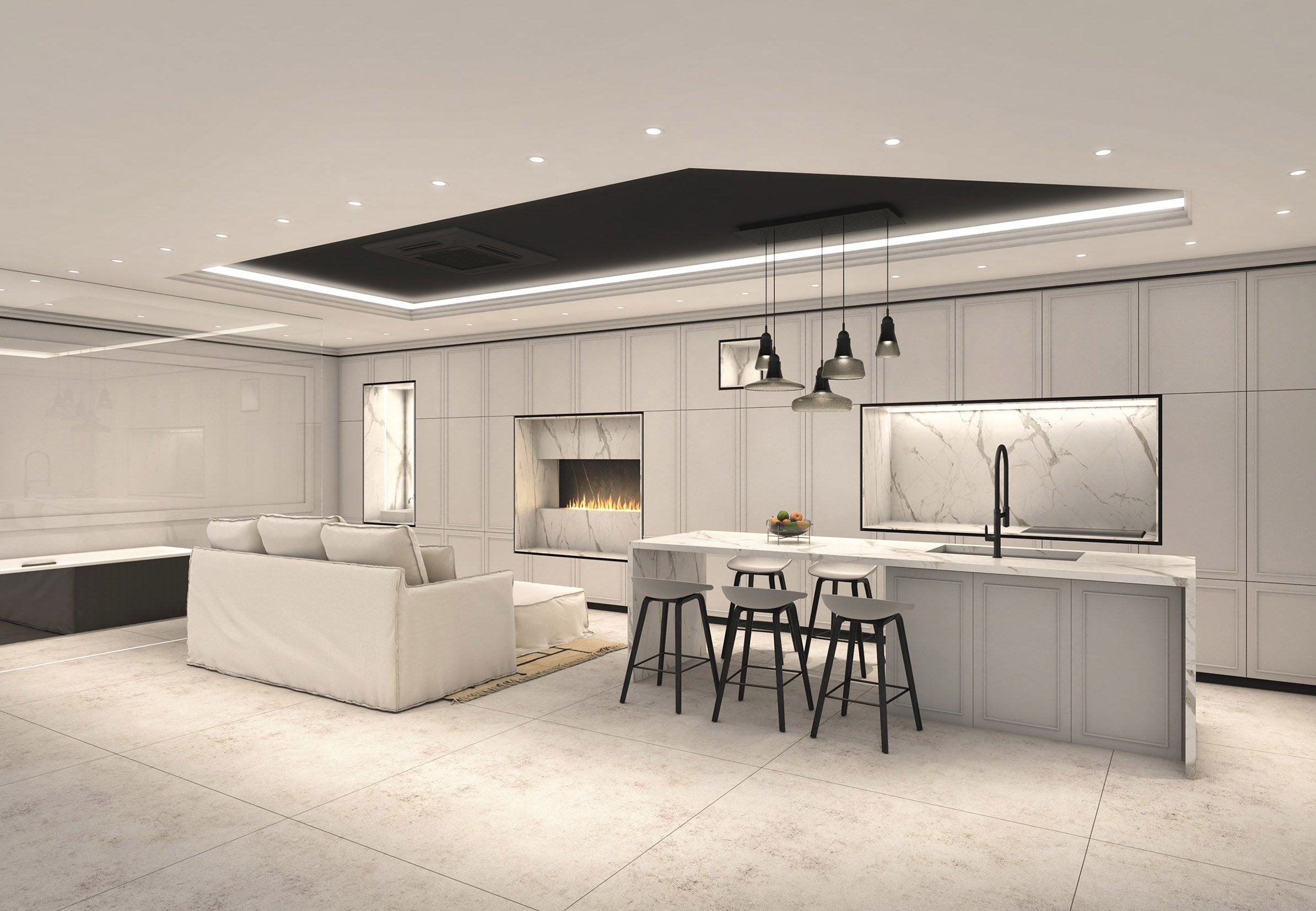 WAILEA御堂筋　内観 （完成予定図）