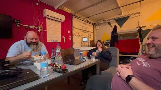 メディカにあるボランティア拠点の様子