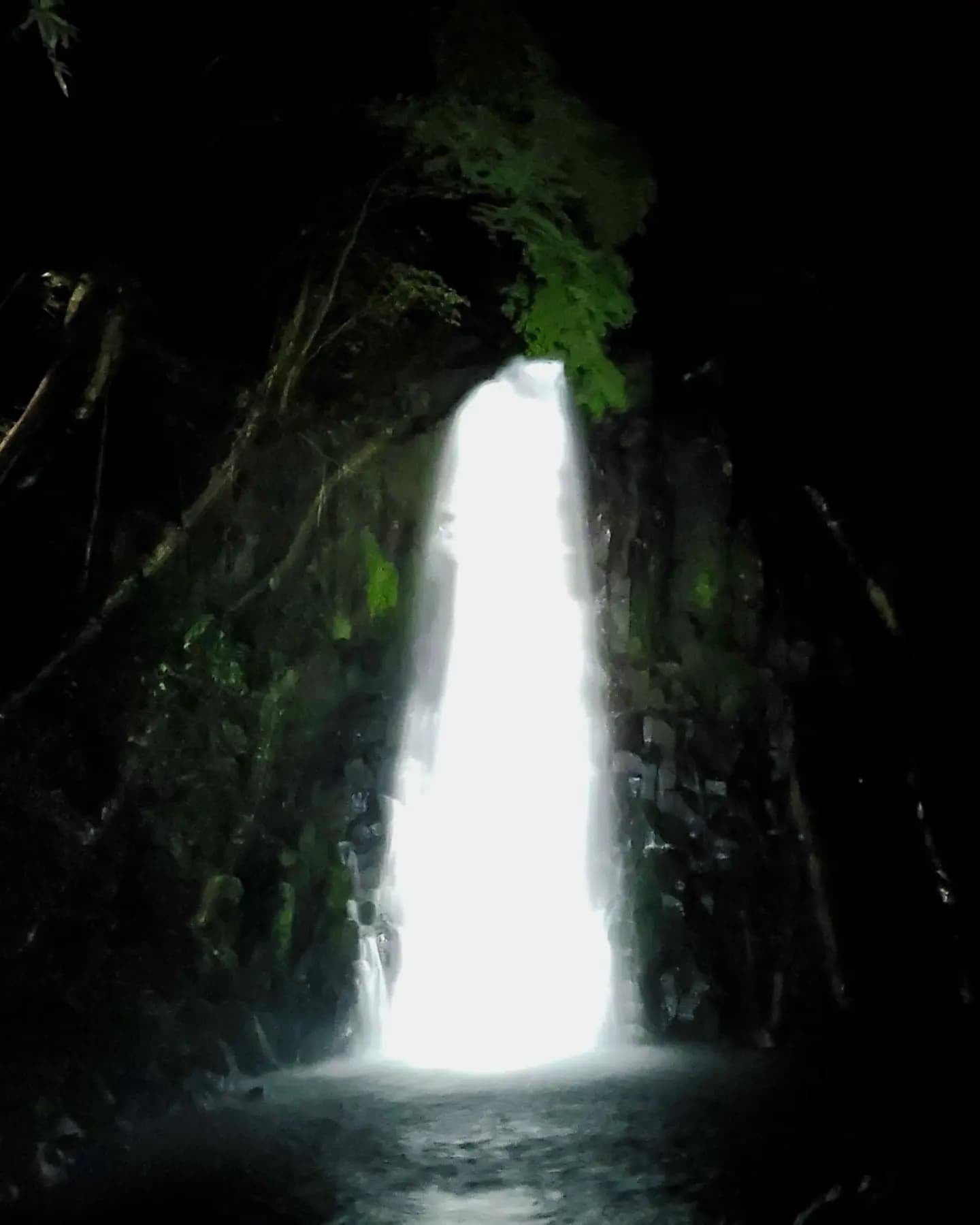 滝の真下まで行けます