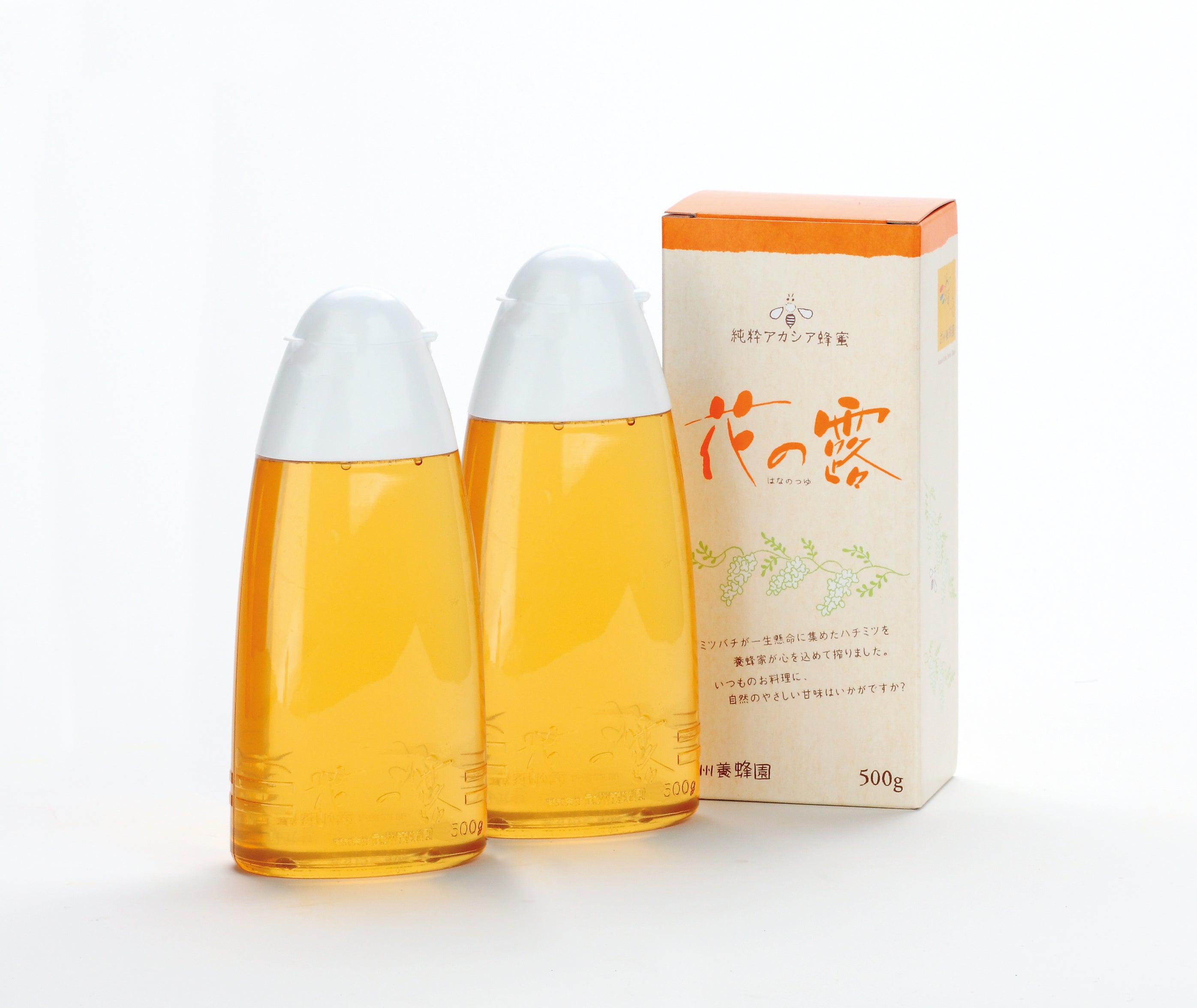 売れ筋№1の「純粋アカシア蜂蜜 花の露」キッチンボトル2本セット