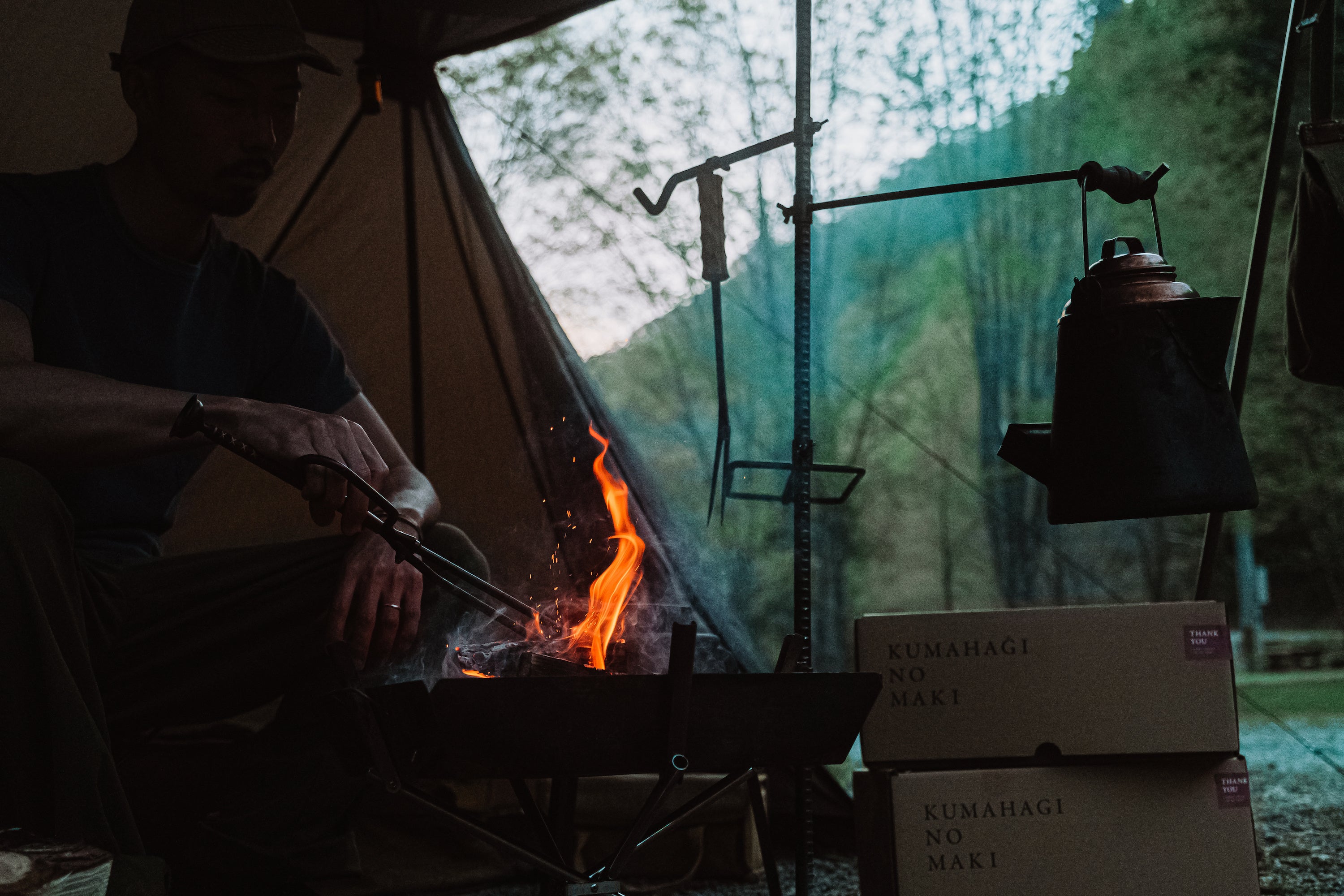 くまはぎの薪が森のことを考えるきっかけに