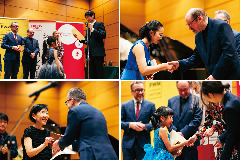 表彰式の様子　©M．Komorowski／PWM Edition