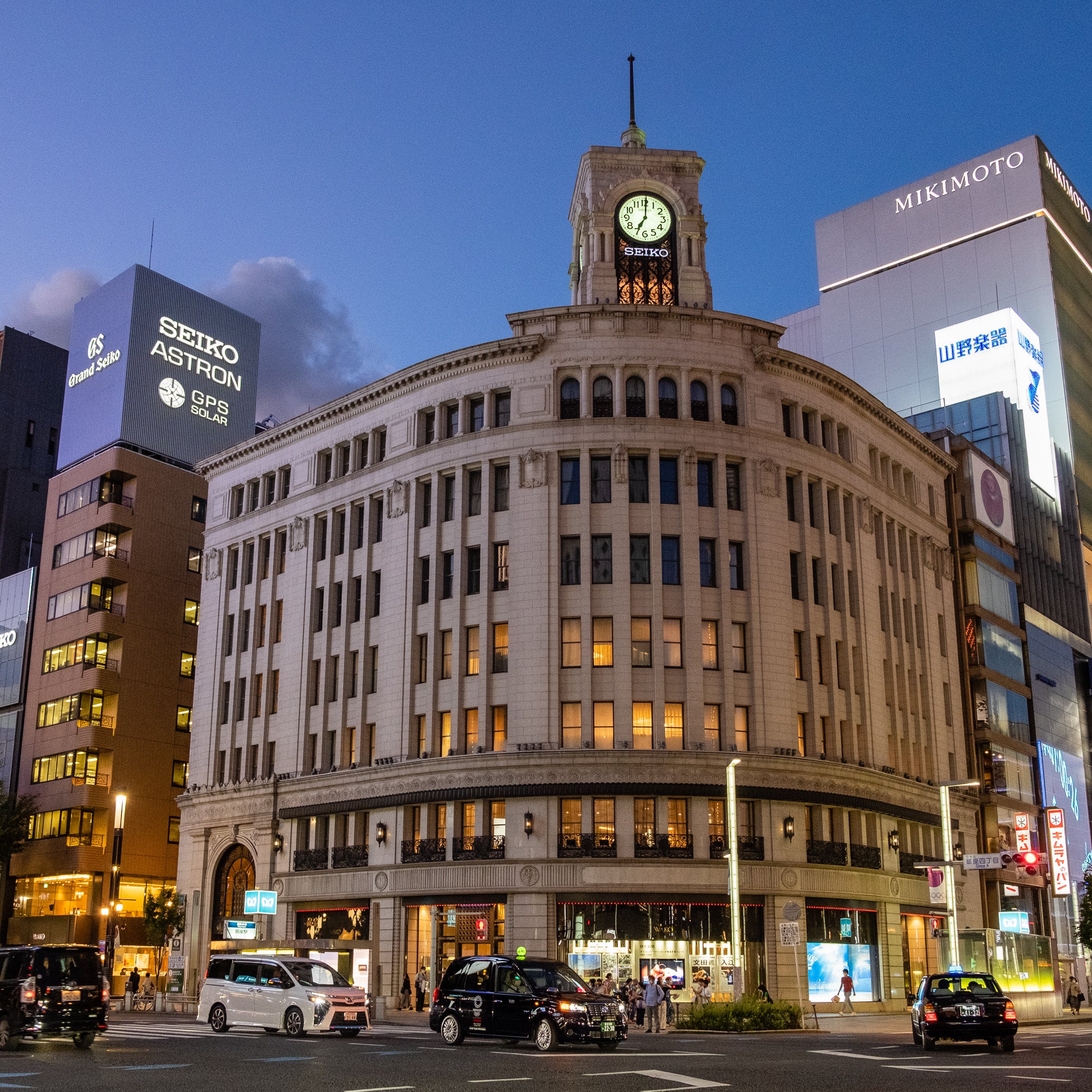 シャトルバスルート：銀座