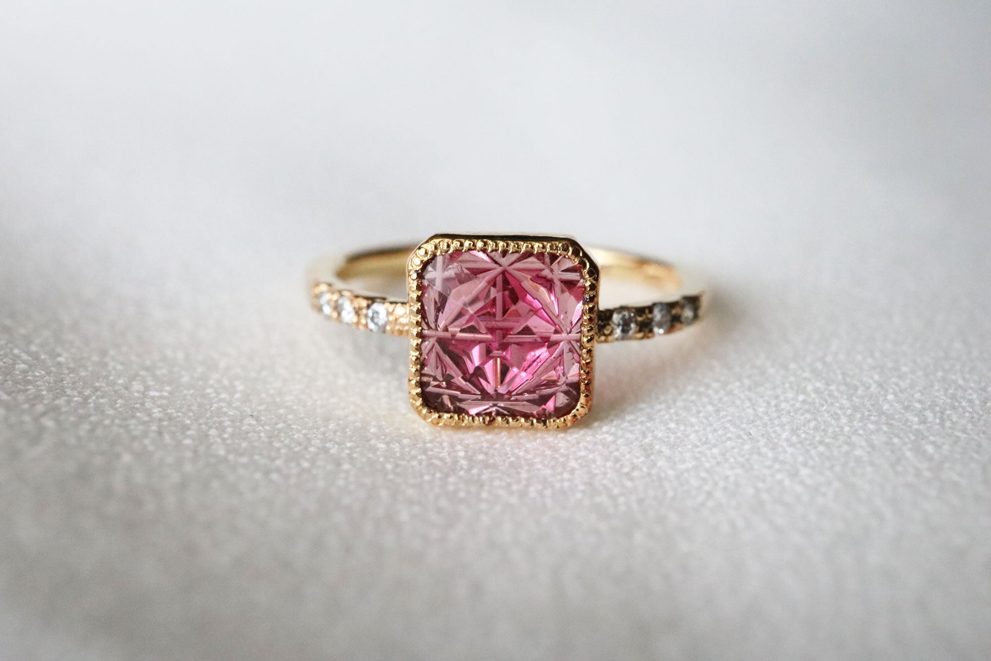 éclat ring -Rubellite&Diamond- 308,000円
