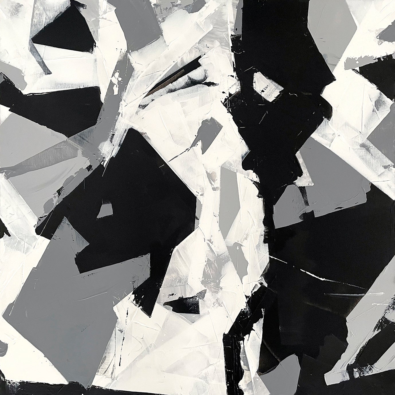 「mosaic20」 Acrylic on canvas 530×530mm (2022)