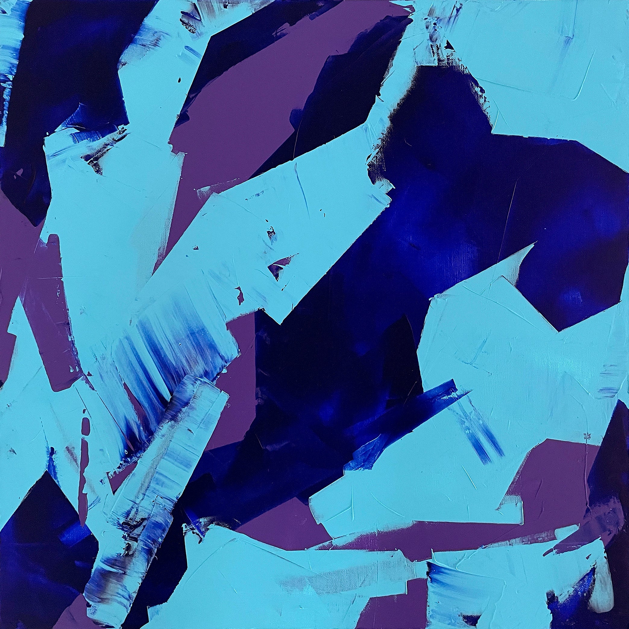 「mosaic27」 Acrylic on canvas 530×530mm (2022)