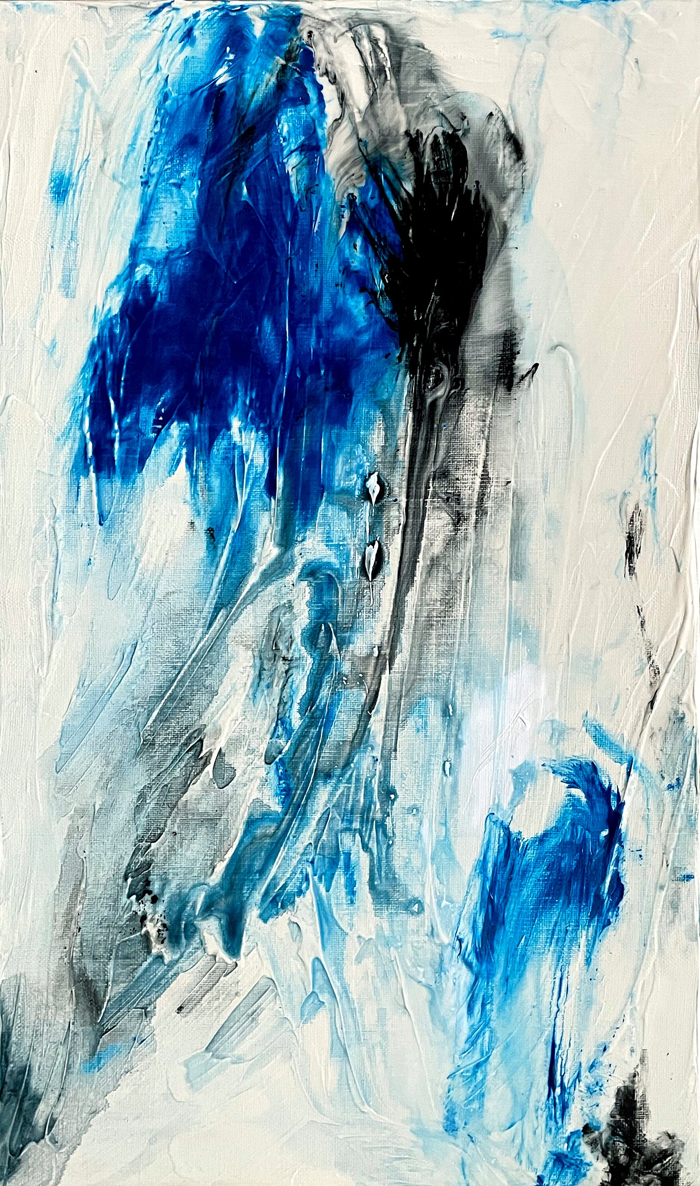 「nadim」 Acrylic on canvas 410×242mm (2021)