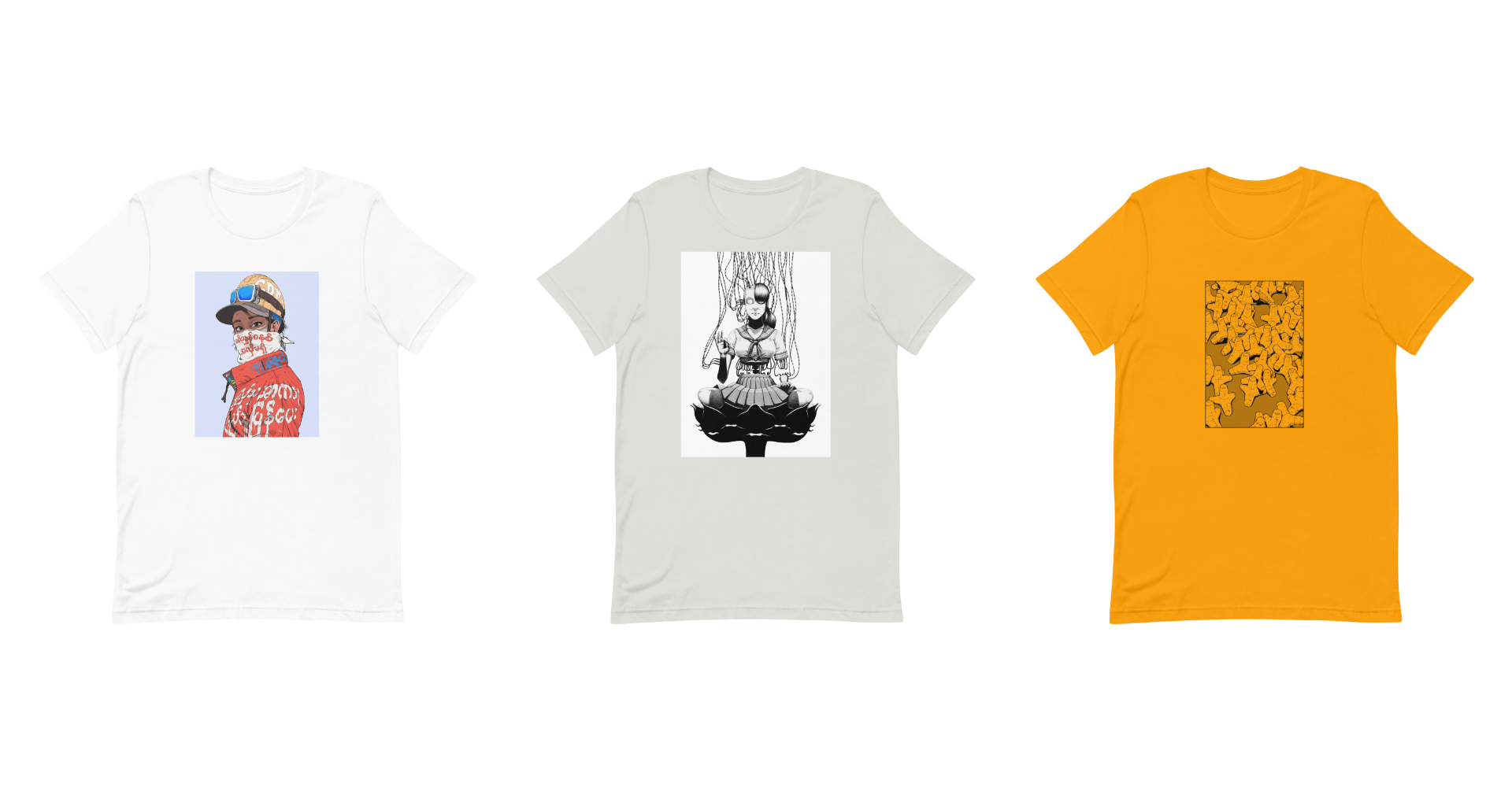 Andrew Browne Store Tシャツ 各5,500円（税込） 