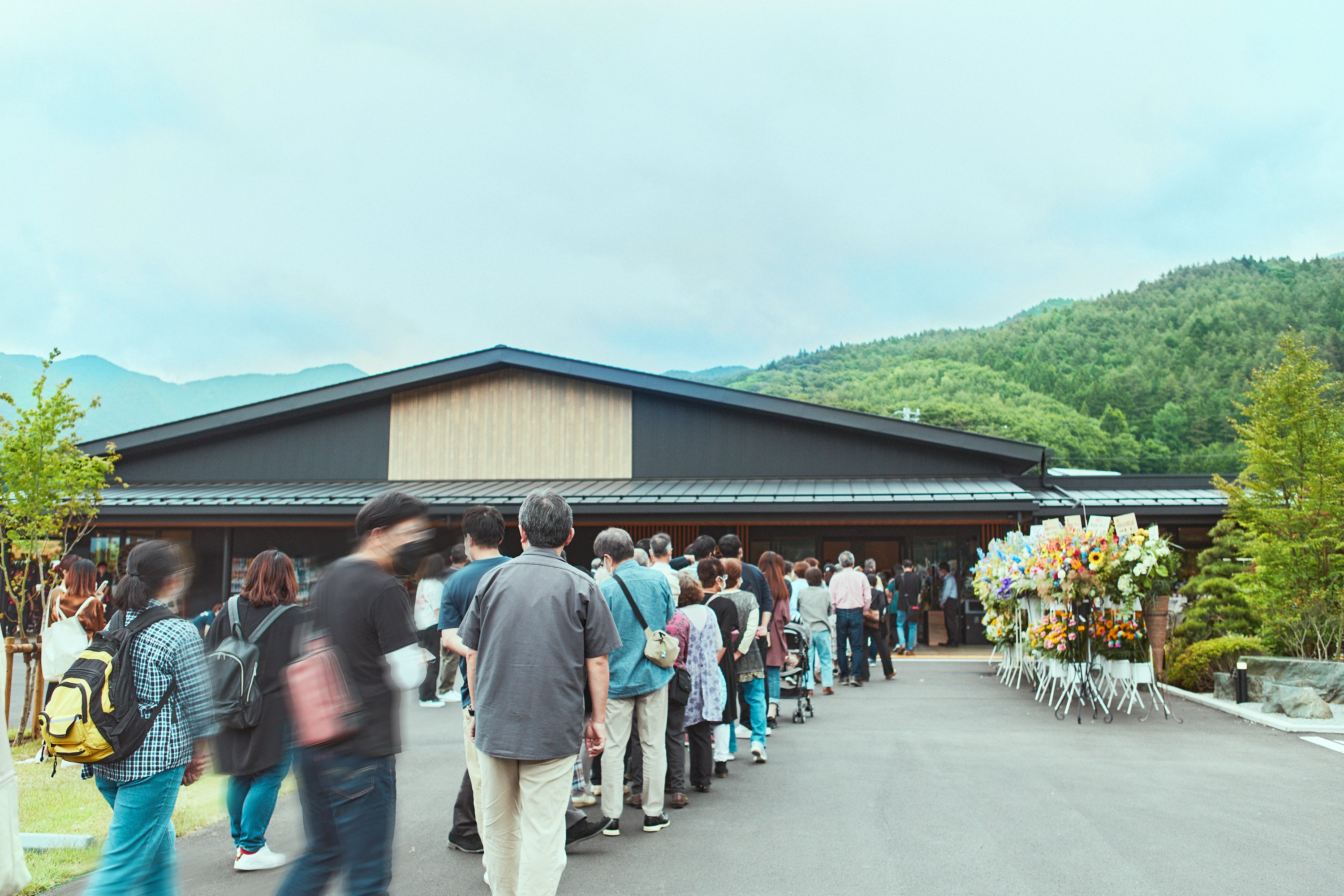 グランドオープン後、長蛇の列ができるほどの大盛況