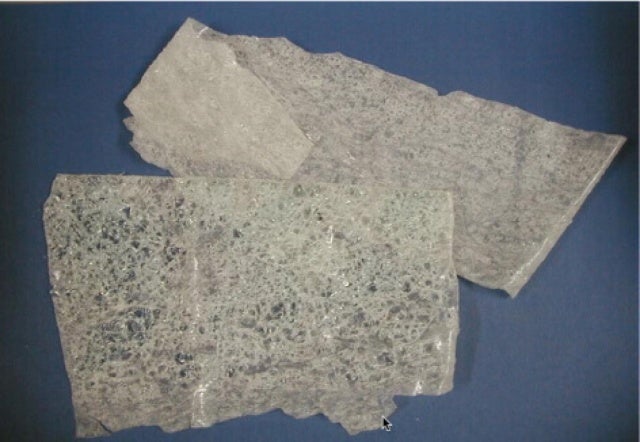 ガラスが張り付いて取れない中間膜