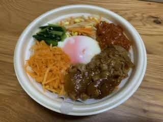 徳島県テクとく応援丼（もち麦入り）