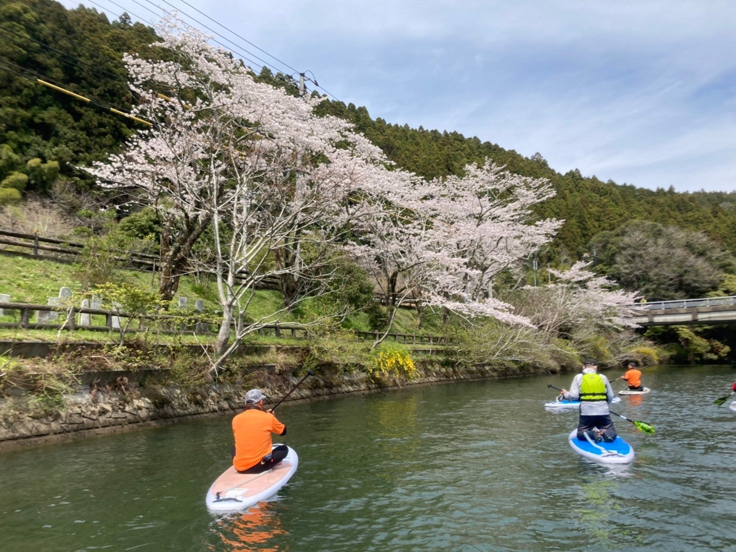 お花見ＳＵＰ体験