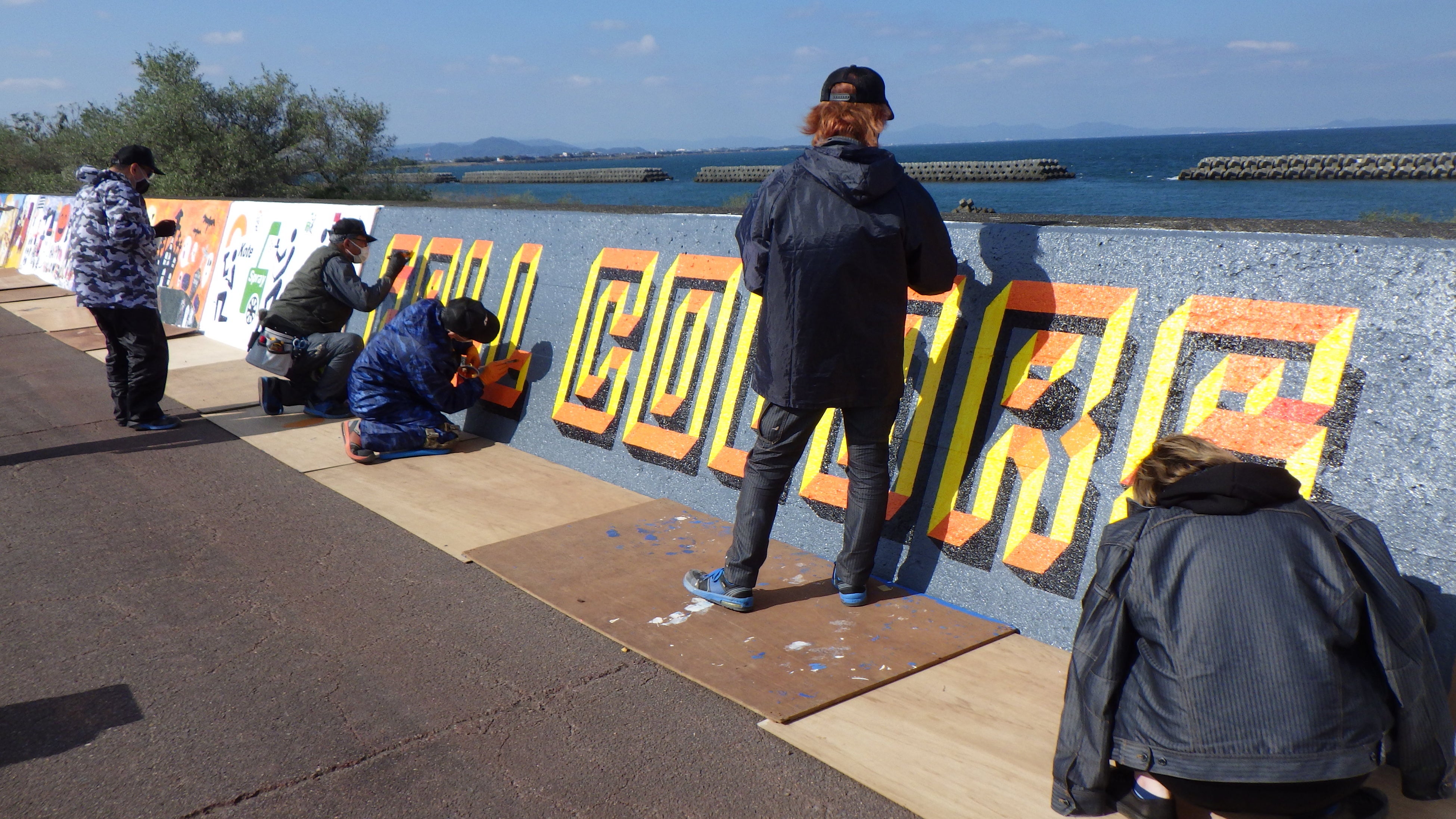 校外(壁画)実習