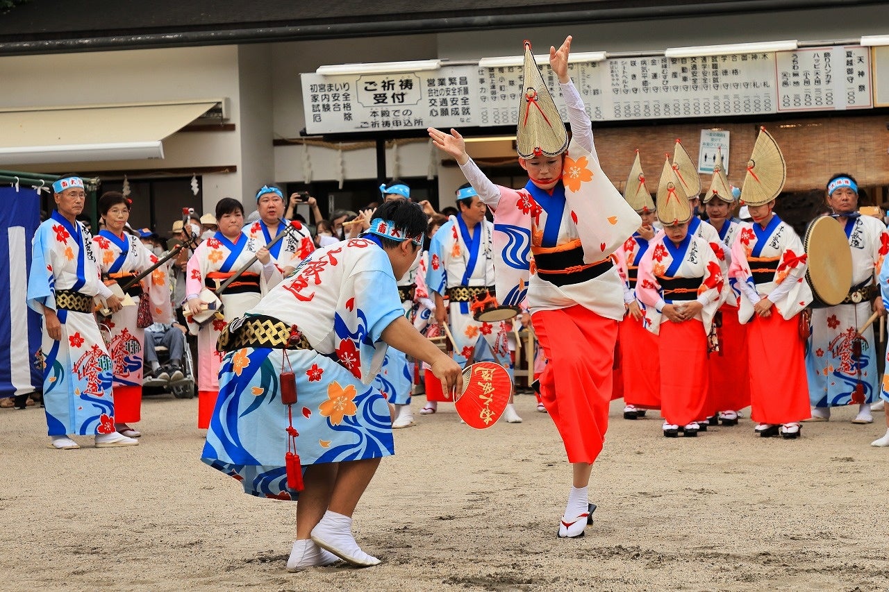大阪天満宮阿波おどり演舞
