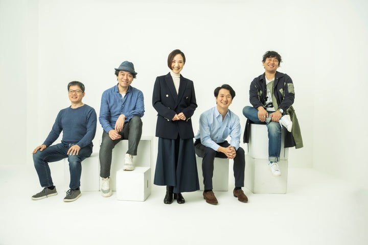 写真左からXTech Ventures 手嶋氏、ARCH 椎野、ARCH 中井、UTEC 坂本氏、ANRI 佐俣氏