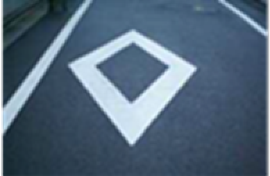 タイヤマーク（イメージ）