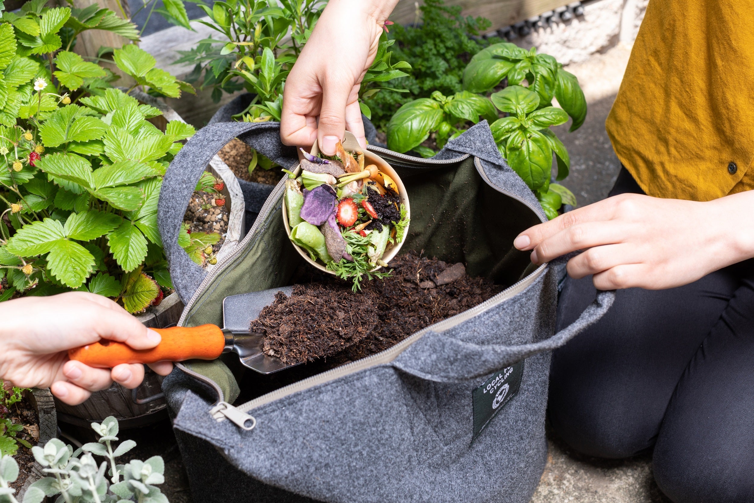 生ごみから堆肥をつくる コンポスト