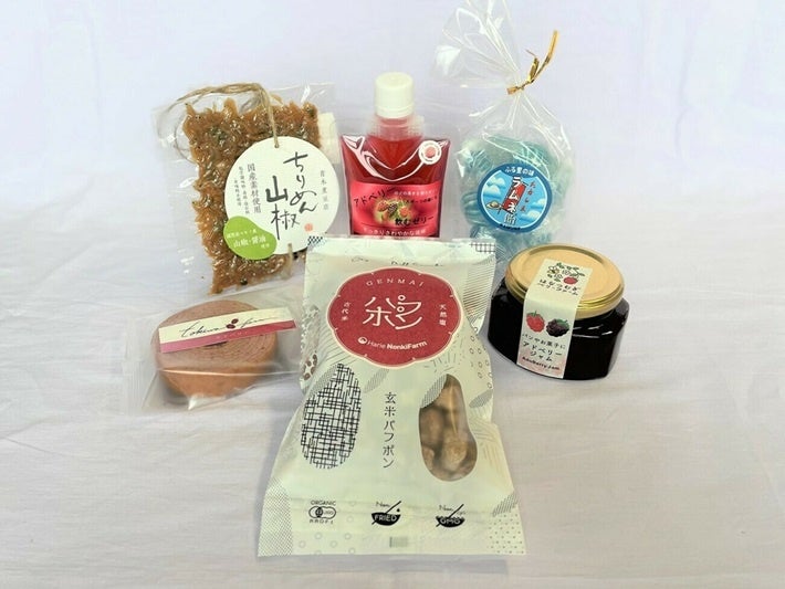 道の駅 藤樹の里あどがわ特産品(イメージ)