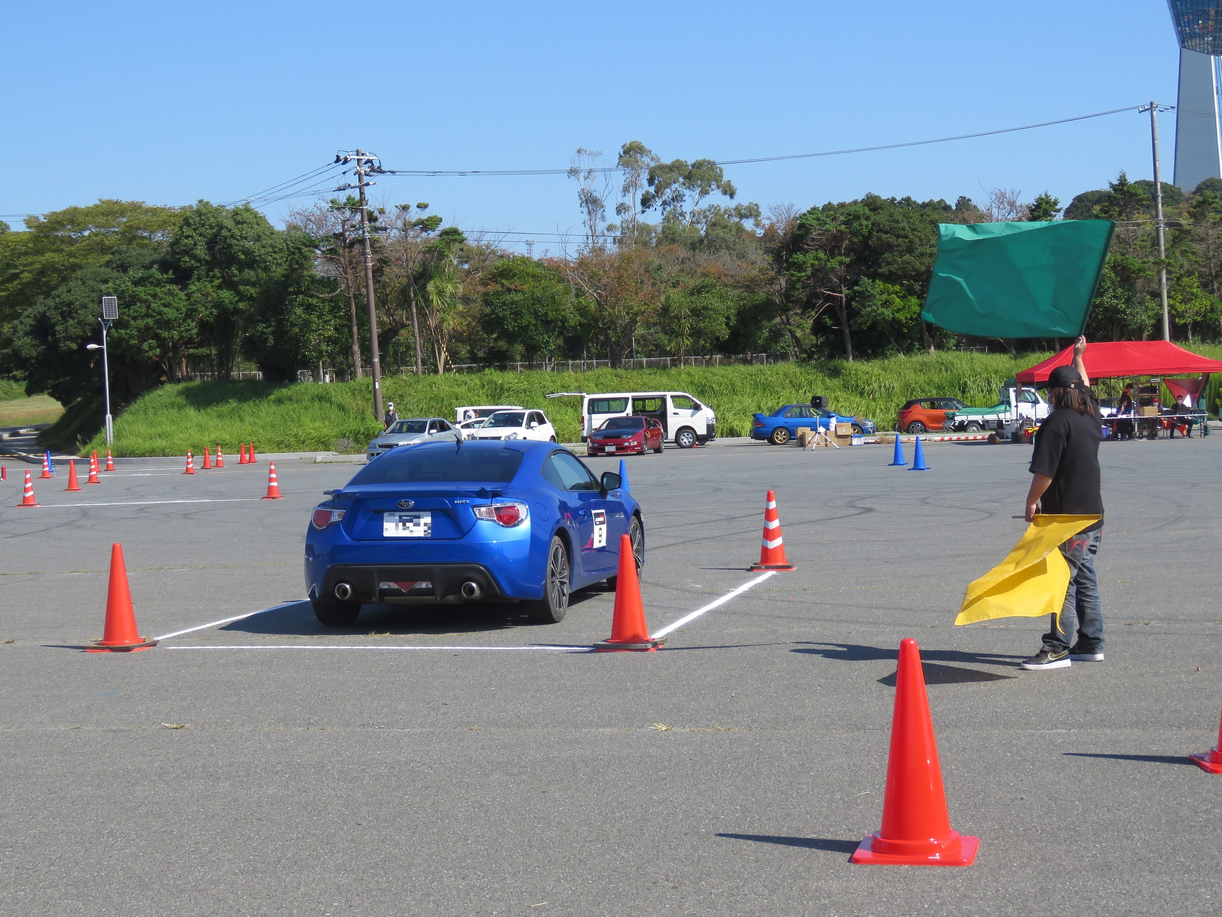 昨年１０月開催　オートテストの様子