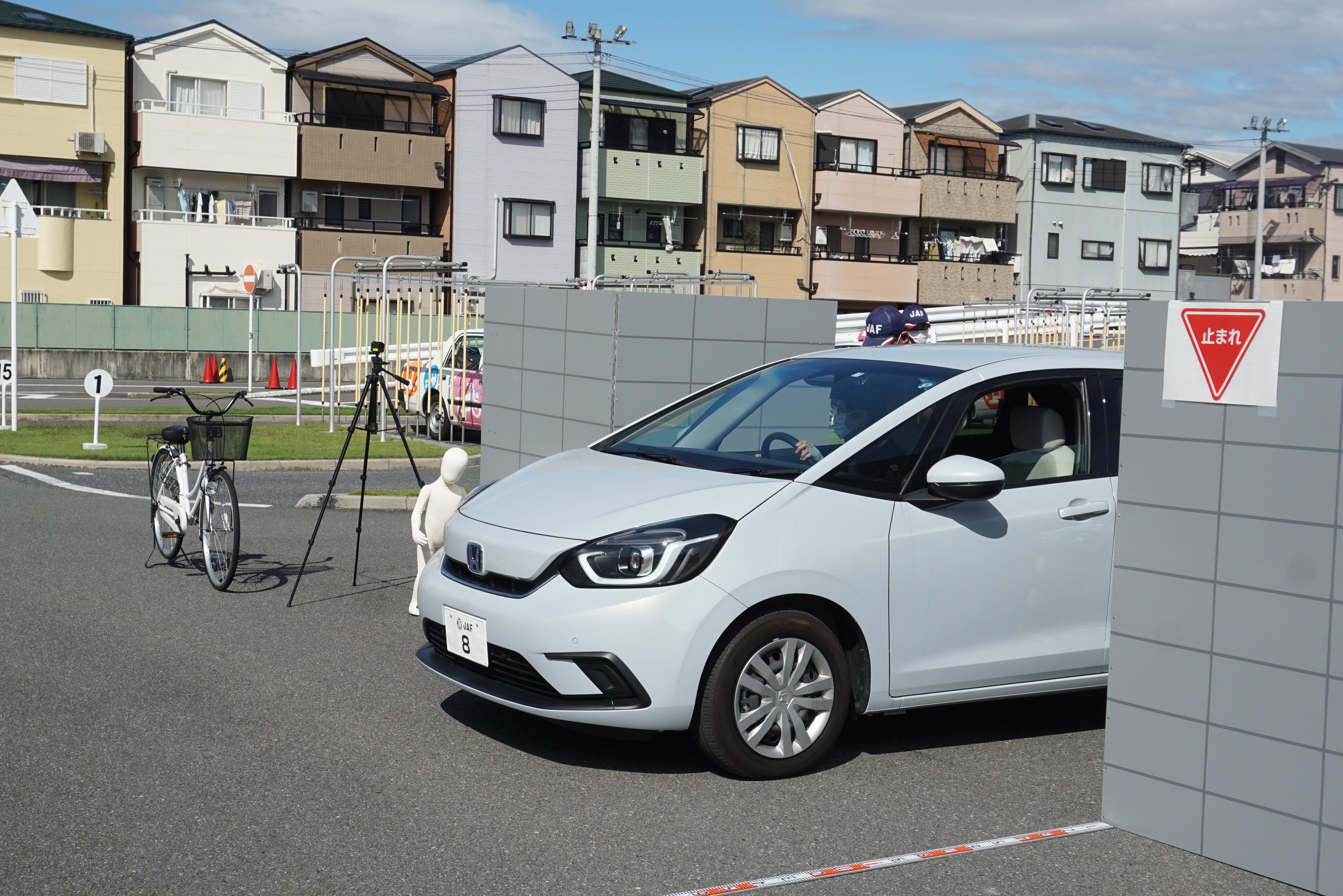 車の死角の体験の様子