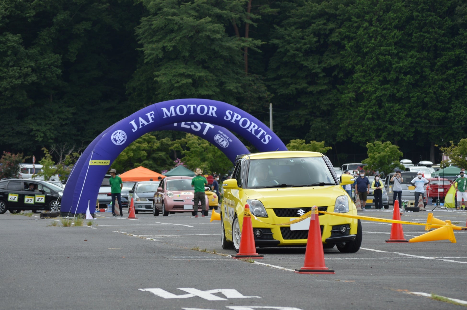 JAFオートテスト in ろまんちっく村 2022の様子