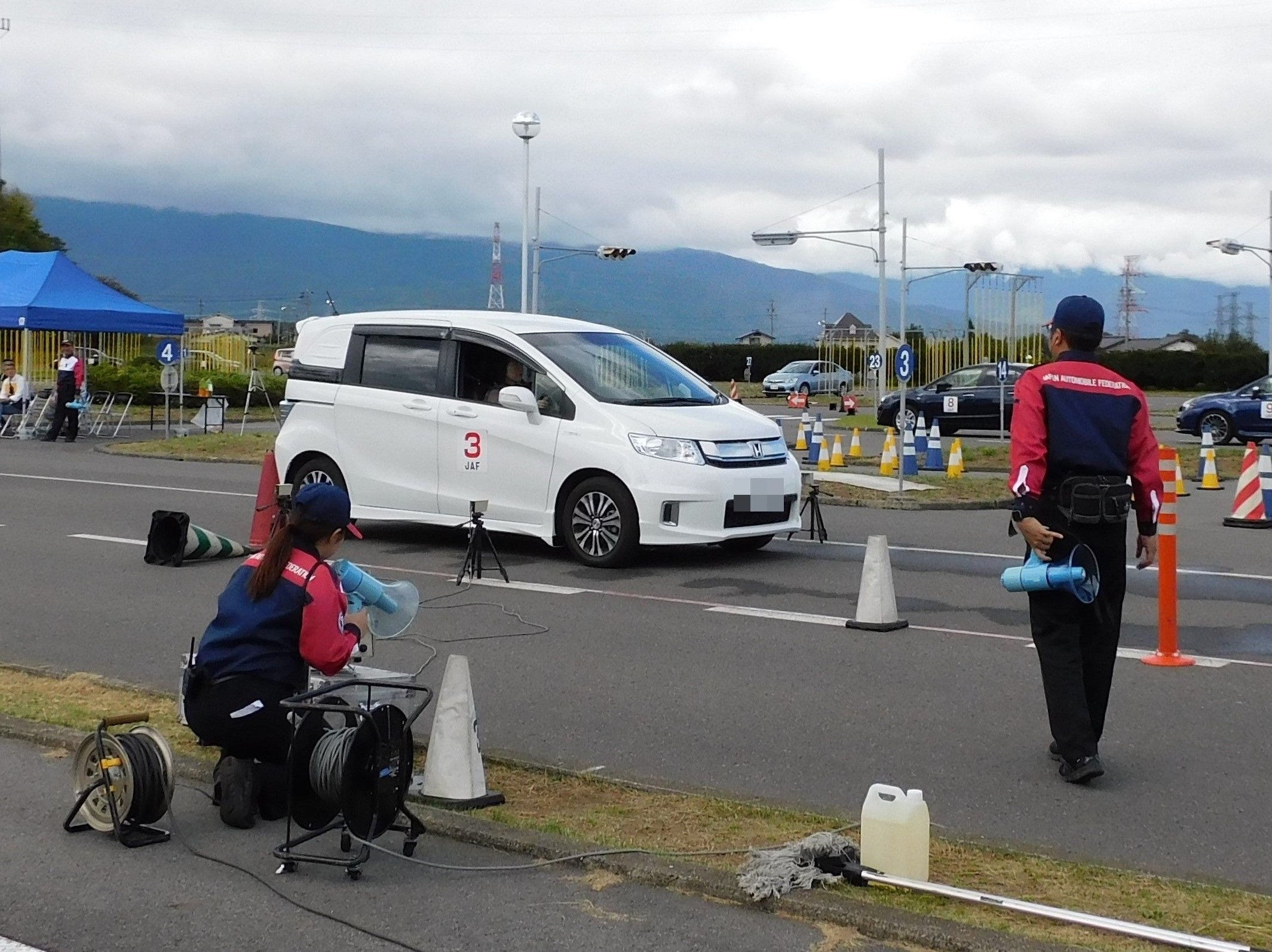 急ブレーキ体験