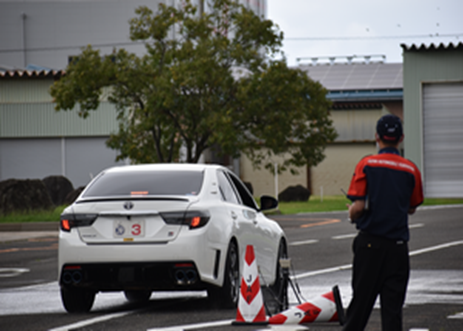 急ブレーキの体験