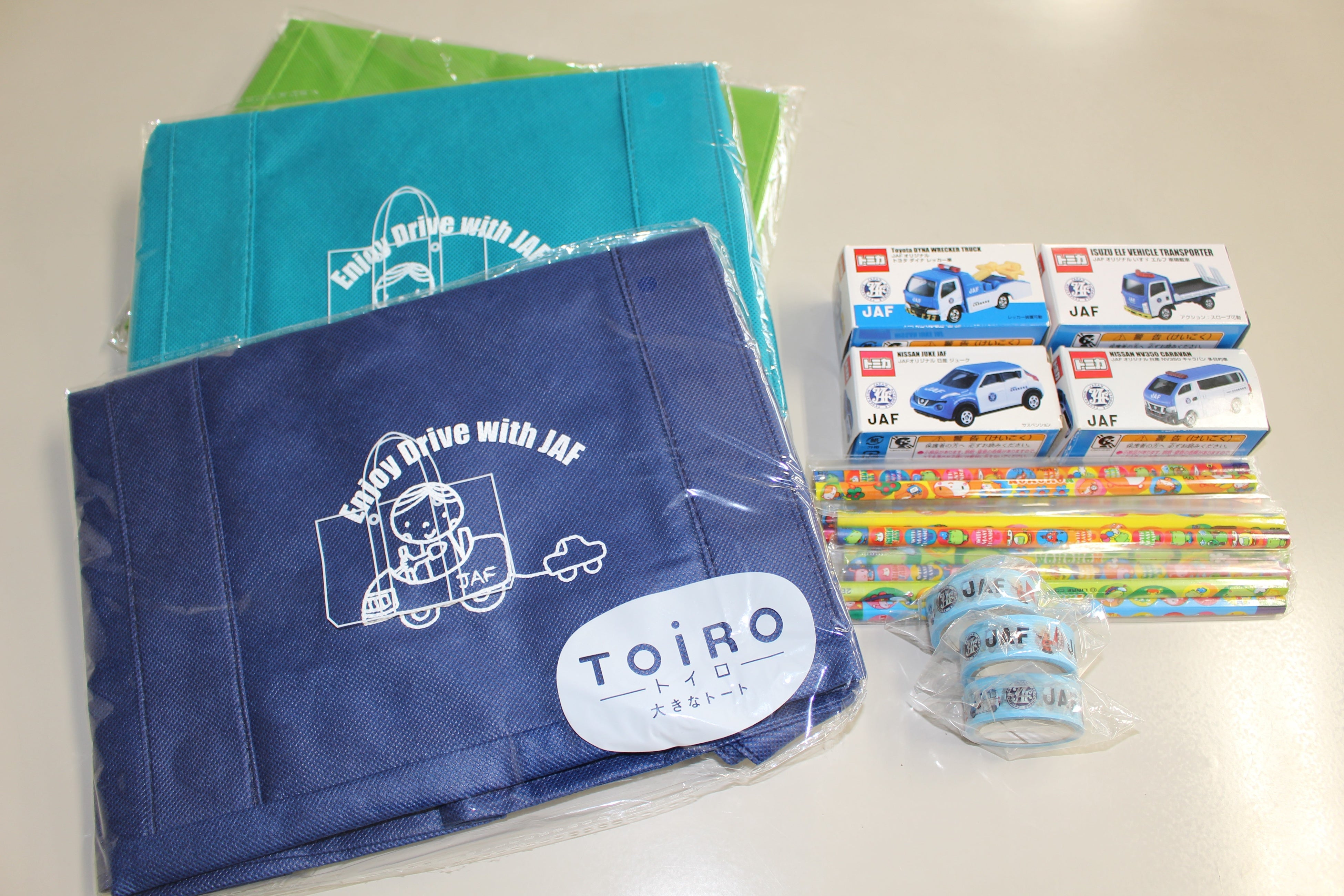 カプセルトイJAFグッズ：イメージ