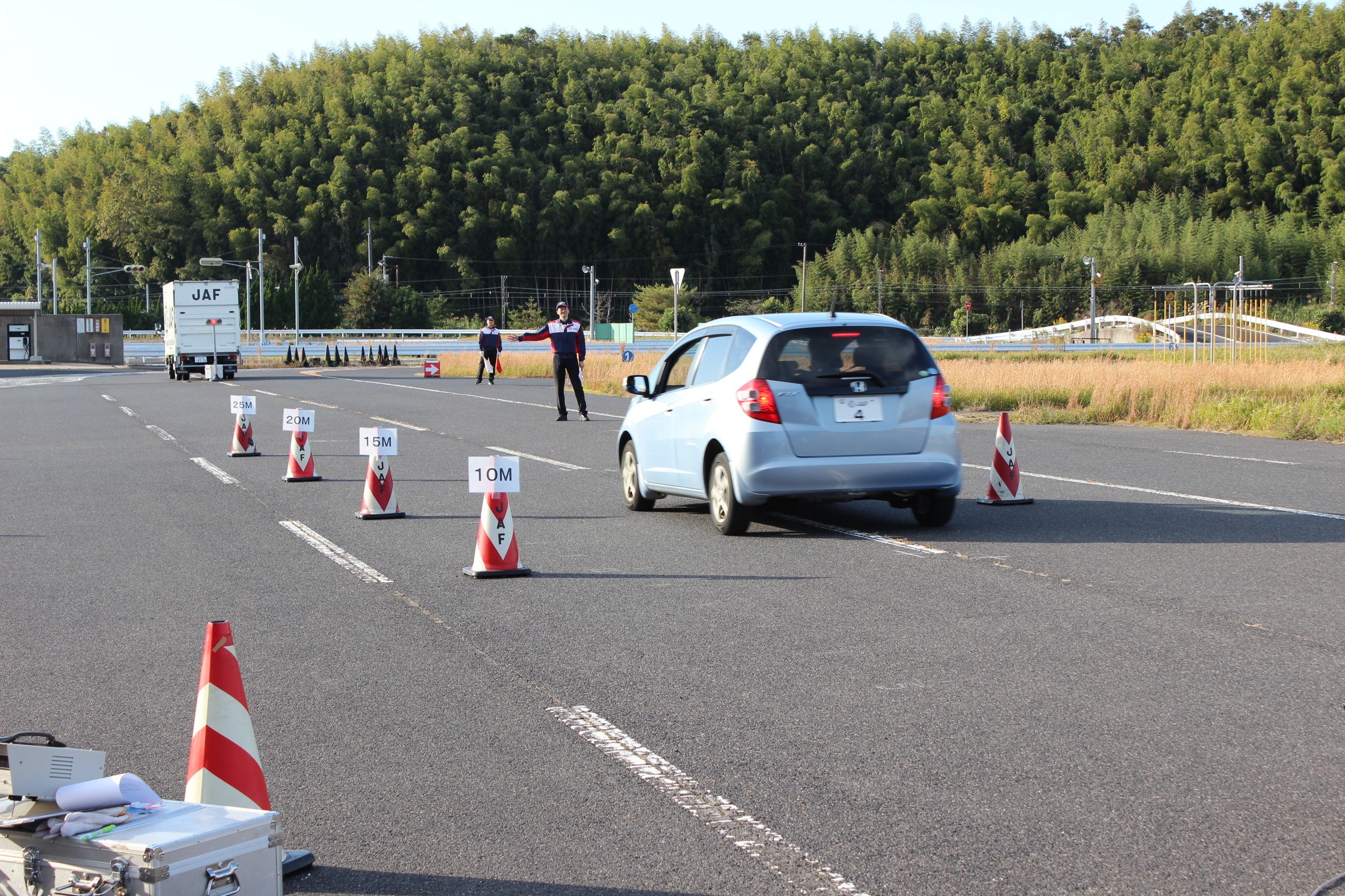 急ブレーキ体験