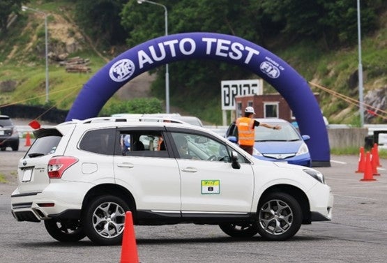 オートテストの様子