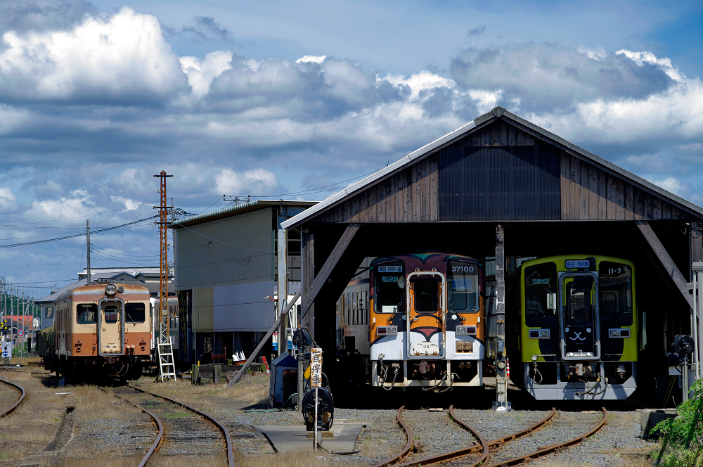 ひたちなか海浜鉄道 車庫・車両