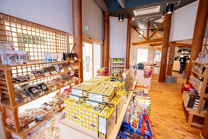 周辺エリアのお土産が幅広く揃う