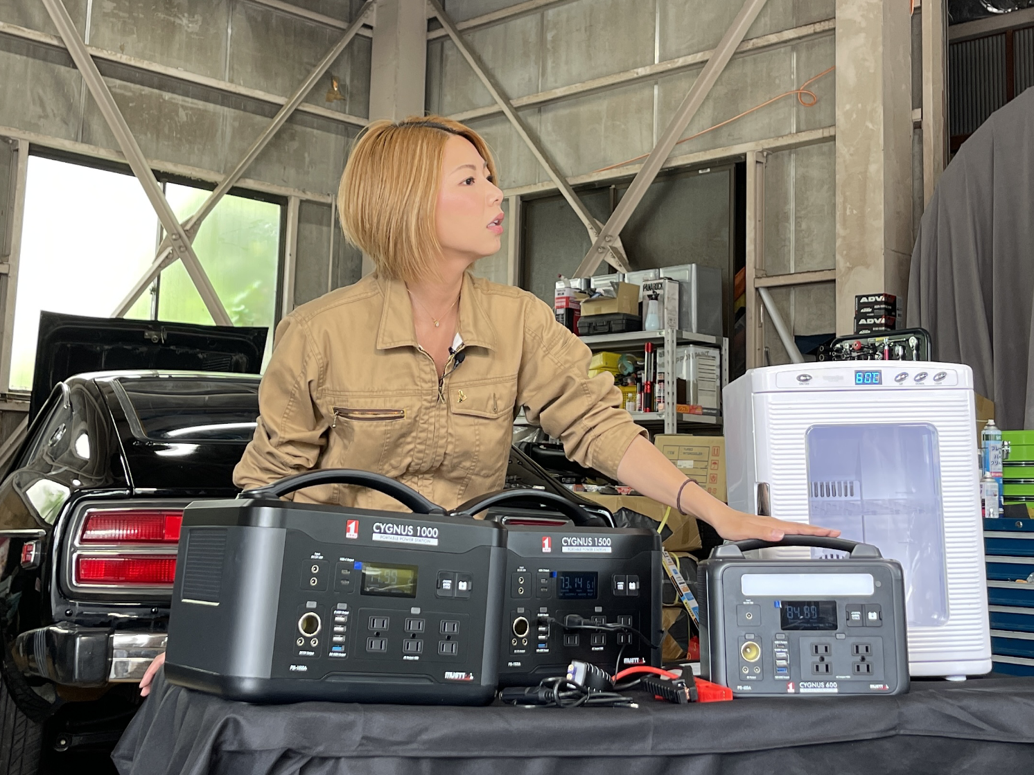 ポータブル電源 CYGNUS × メカドルゆき（YON RIN CHANNEL）