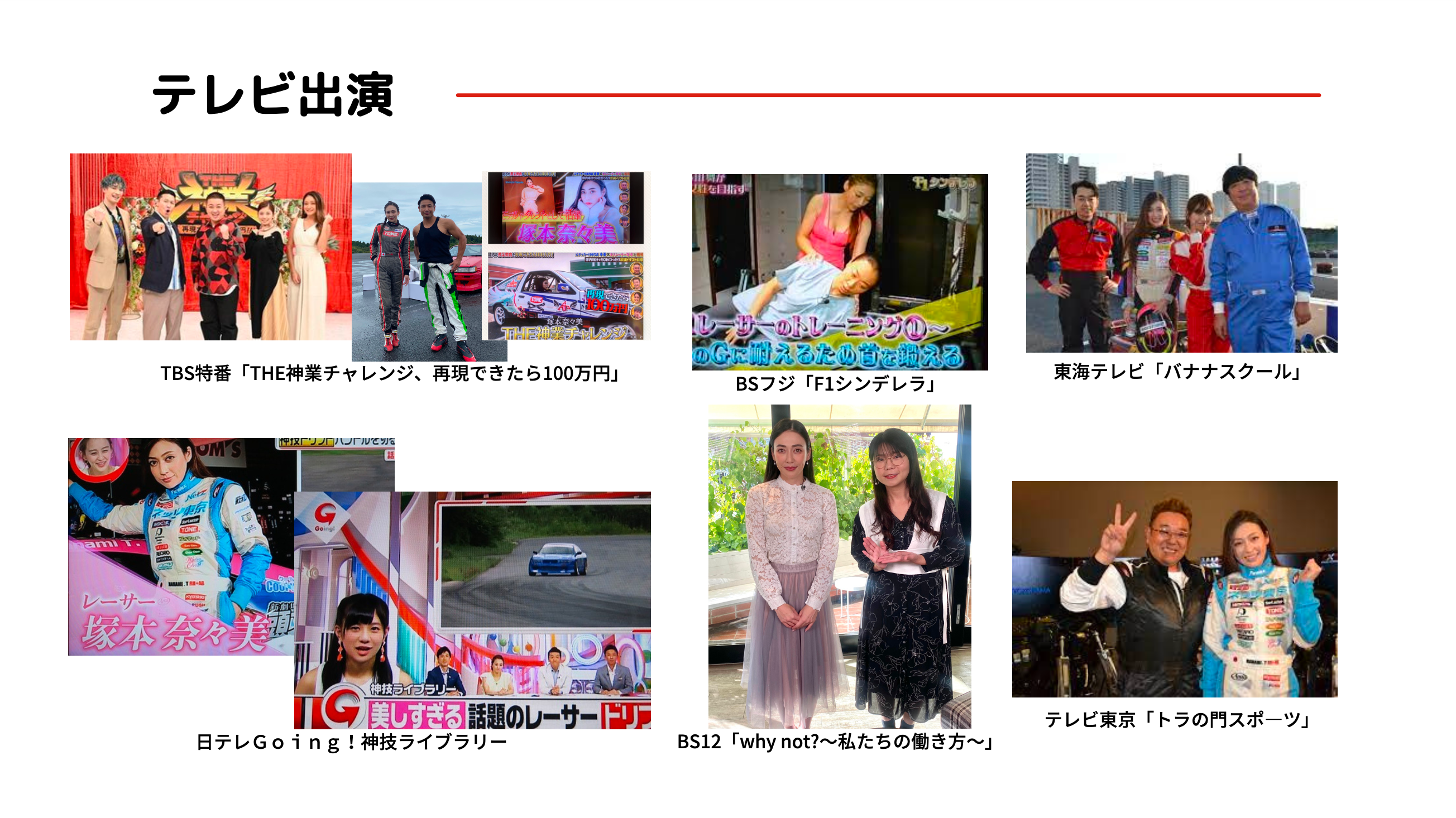 レーシングドライバー 塚本ナナミ