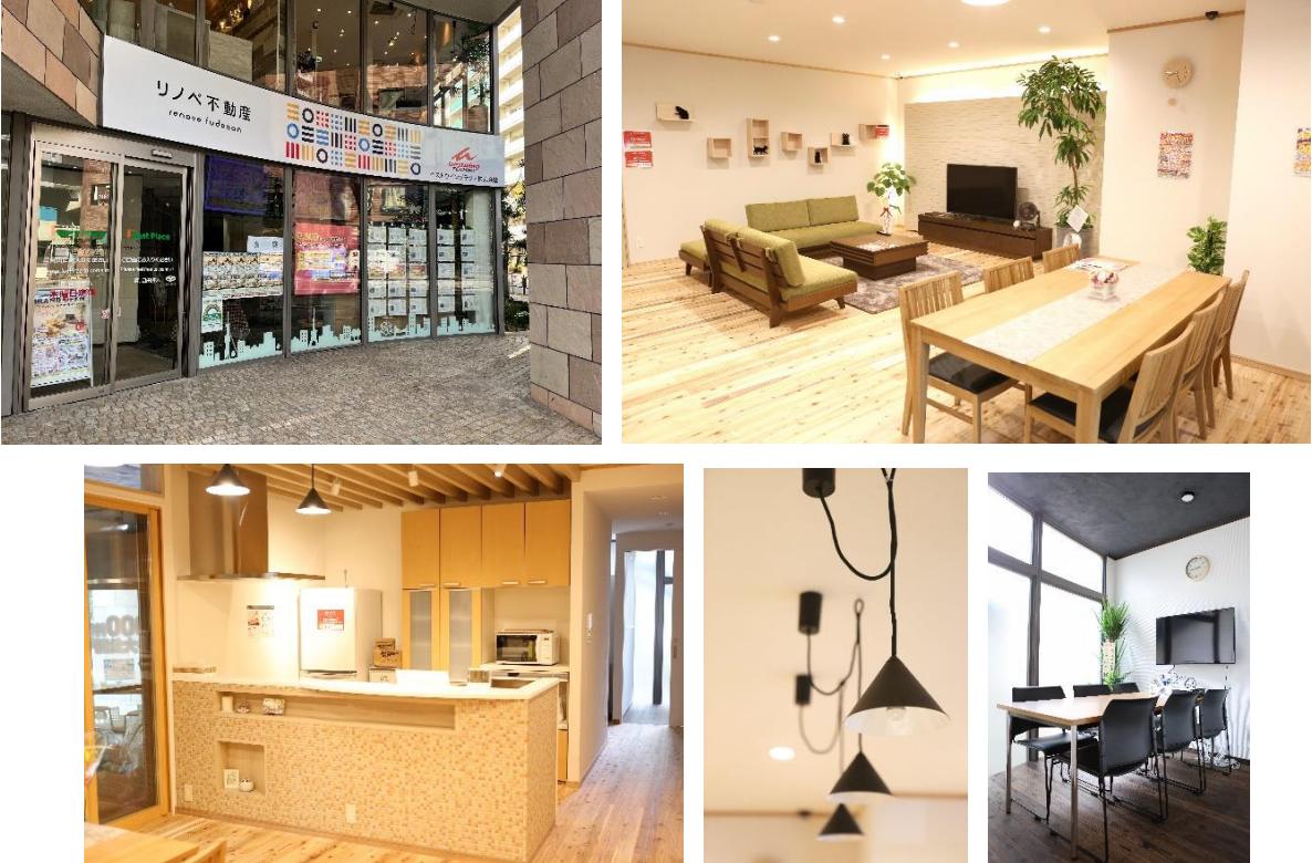 暮らしを体感できるショールームには、オンライン商談が可能なスペースも完備