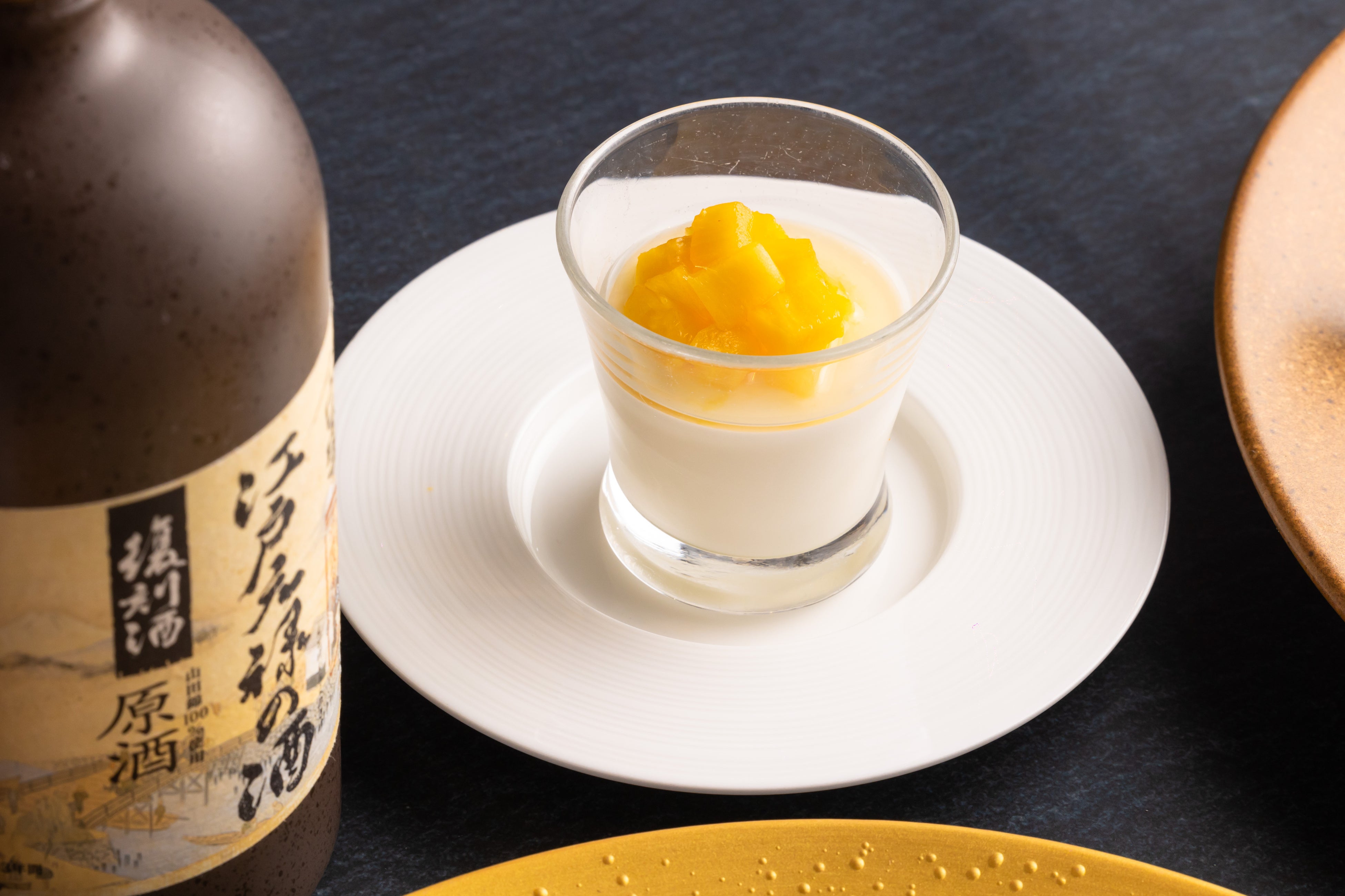 酒粕のブラン・マンジェ　イメージ